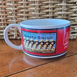 Vintage Uneeda Biscuit 1923 Soup Mug Nabisco Advertisement